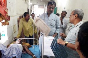 मीनापुर में कारोबारी को मारी गोली
